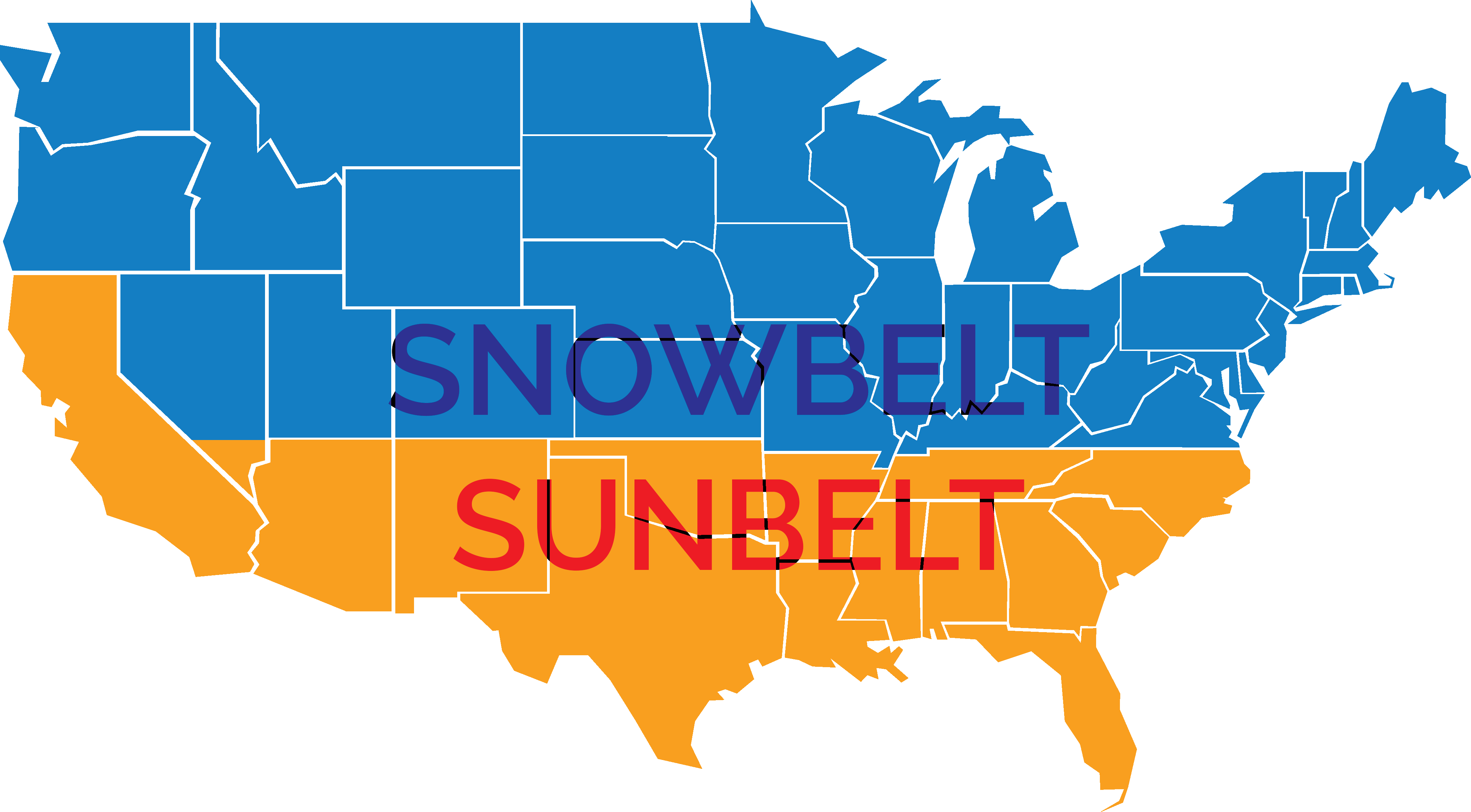 Sunbelt and Snowbelt